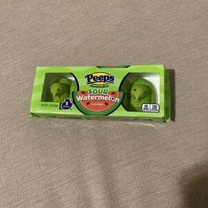 Peeps Sour Watermelon Flavored Marshmallow Chicks, 5 Count 1 oz